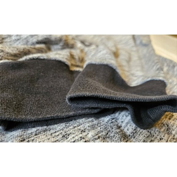 Pink Victorias Secret Spellout Gray Logo Pullover Cowl Neck Sweatshirt Size Med - Picture 4 of 9